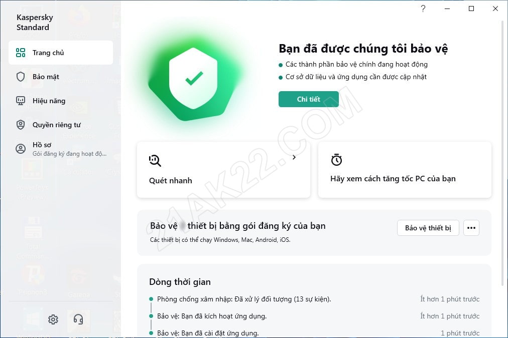 Bán Key Kaspersky Standard Giá Rẻ Bản Mới