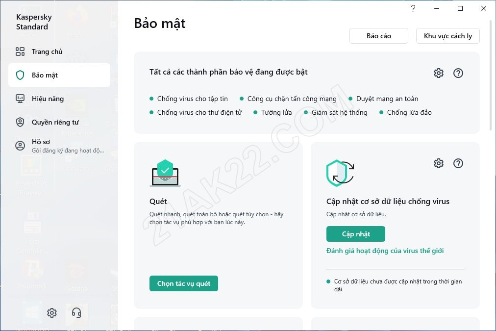 Bán Key Kaspersky Standard Giá Rẻ Bản Mới