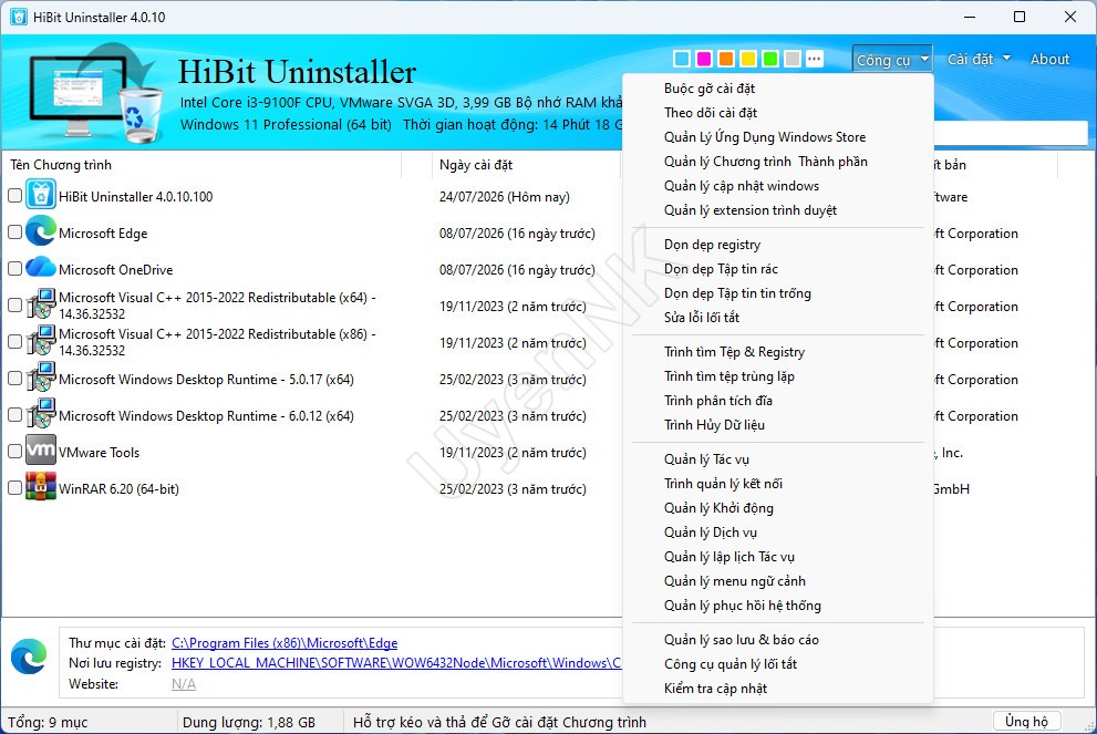 Tải HiBit Uninstaller – Phần Mềm Gỡ Bỏ Ứng Dụng Tận Gốc 11 Tải HiBit Uninstaller – Phần Mềm Gỡ Bỏ Ứng Dụng Tận Gốc
