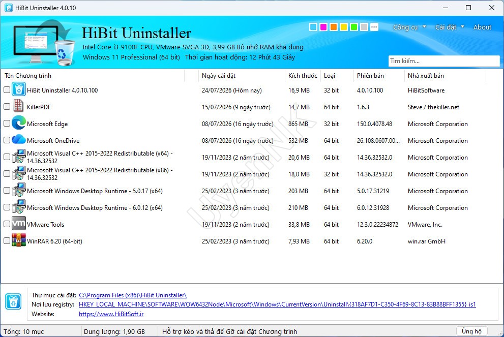 Tải HiBit Uninstaller – Phần Mềm Gỡ Bỏ Ứng Dụng Tận Gốc 9 Tải HiBit Uninstaller – Phần Mềm Gỡ Bỏ Ứng Dụng Tận Gốc