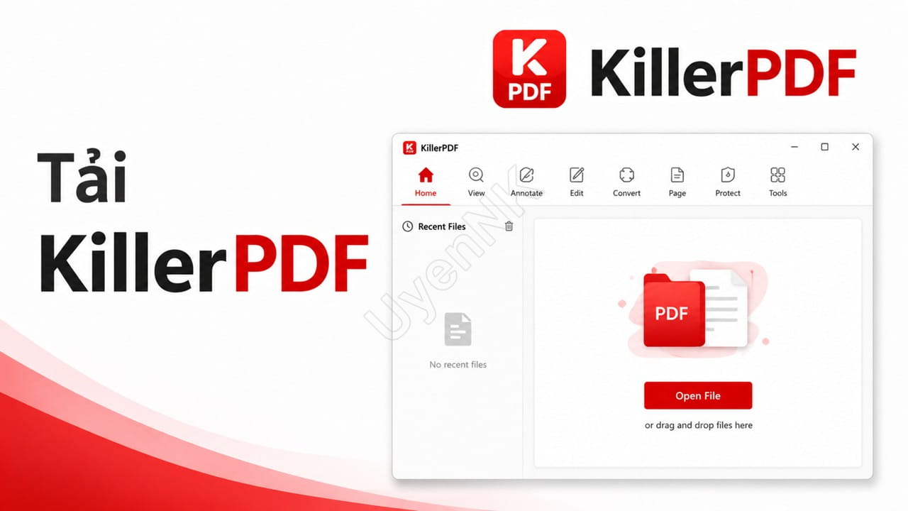 Tải KillerPDF – Phần Mềm Đọc Và Sửa PDF Thay Thế Foxit 1 Tải KillerPDF – Phần Mềm Đọc Và Sửa PDF