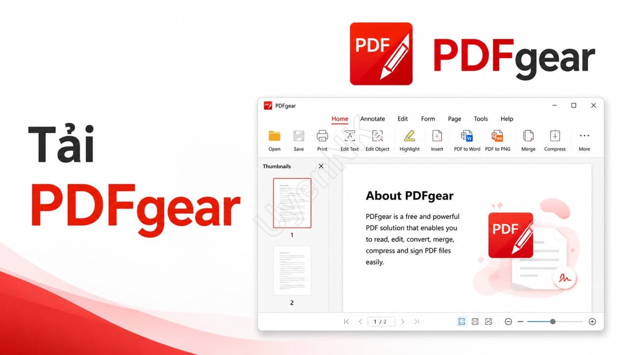 Tải PDFgear – Phần Mềm Đọc Và Sửa PDF Thay Thế Acrobat 1 Tải PDFgear – Phần Mềm Đọc Và Sửa PDF