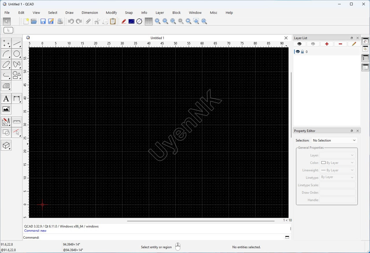 Tải QCAD – Phần Mềm Thiết Kế CAD 2D