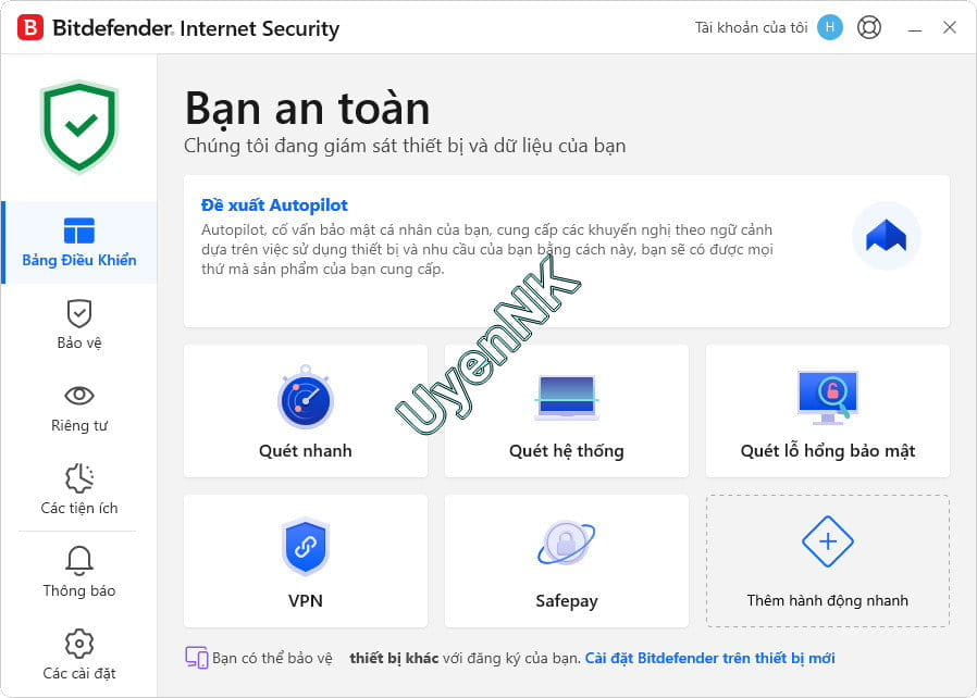 Key Bitdefender Internet Security Giá Rẻ